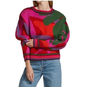 FARM Rio Multicolor Crew Neck Sweater